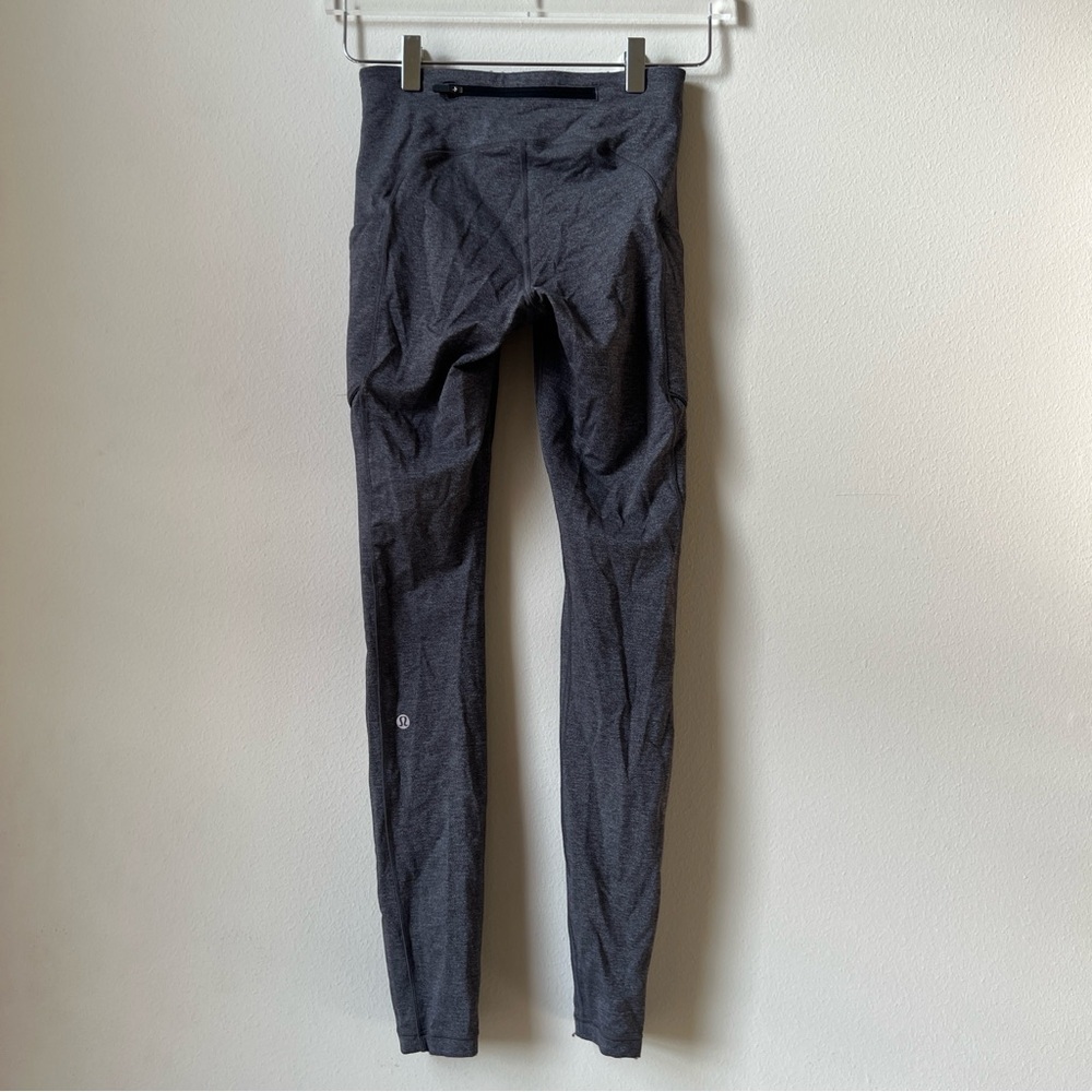 Lululemon Speed Up Tight *28" Size 4 Heathered Black - Picture 5 of 9